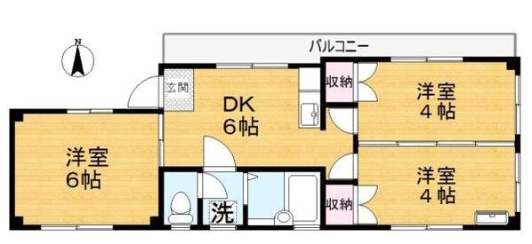 Comodo大師の物件間取画像